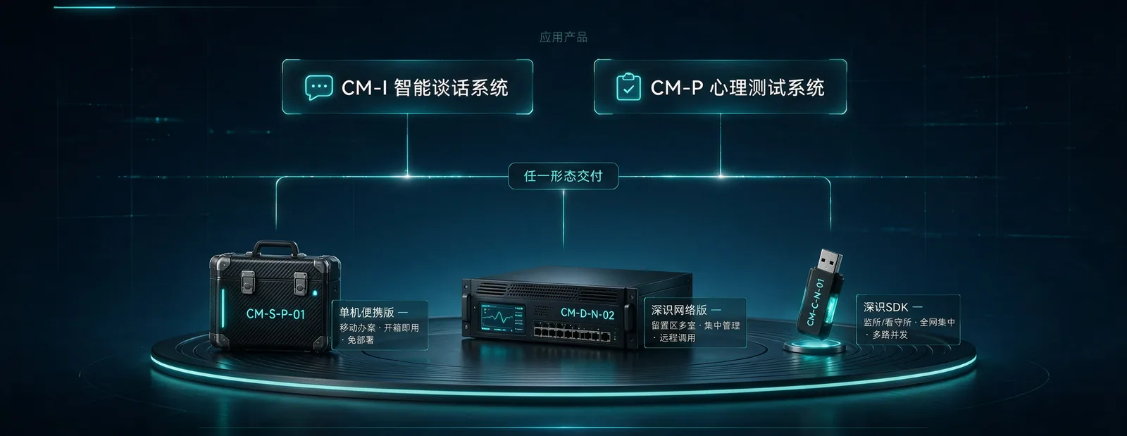 三种交付形态：单机便携版、深识网络版、深识 SDK 灵活部署