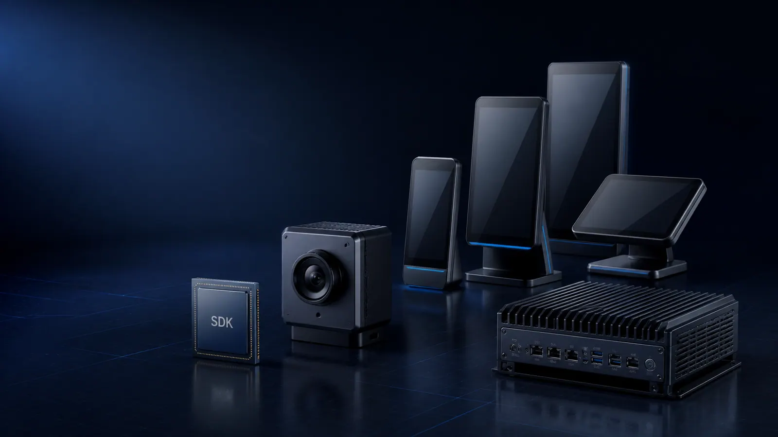 人体状态智能引擎 SDK、明眸、明镜系列和离线边缘计算设备组成的产品体系